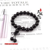 INPHIC-天然水晶 超酷黑瑪瑙10mm圓珠佛頭手鏈 避邪養顏 時尚簡約經典款